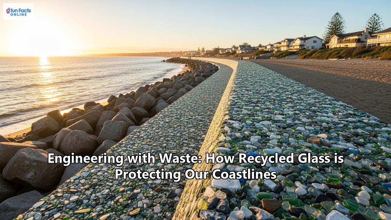 Engineering with Waste: How Recycled Glass is Protecting Our Coastlines