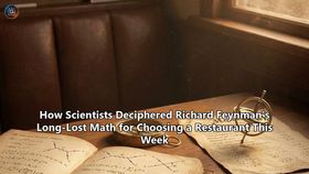 How Scientists Deciphered Richard Feynman’s Long-Lost Math for Choosing a Restaurant This Week