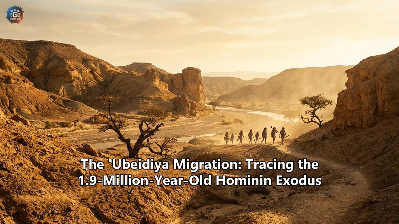 The 'Ubeidiya Migration: Tracing the 1.9-Million-Year-Old Hominin Exodus