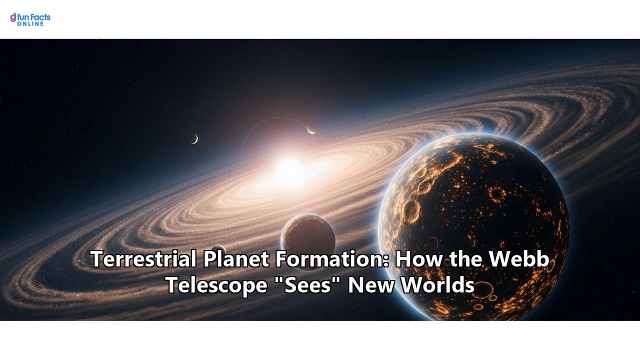 Terrestrial Planet Formation: How the Webb Telescope "Sees" New Worlds