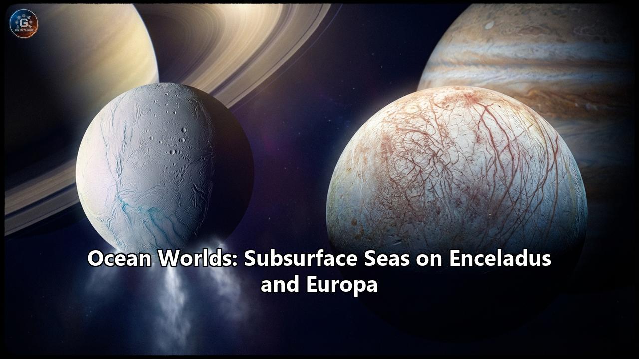 Ocean Worlds: Subsurface Seas on Enceladus and Europa