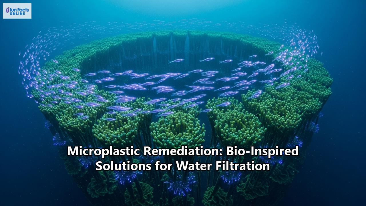 Microplastic Remediation: Bio-Inspired Solutions for Water Filtration