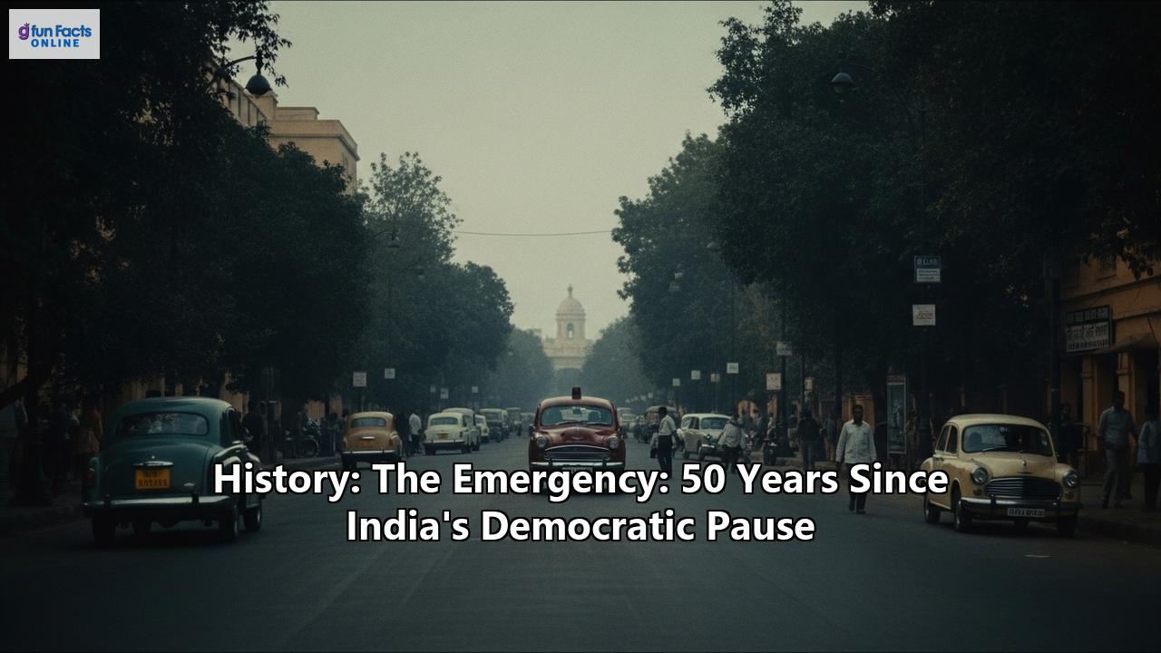 History: The Emergency: 50 Years Since India's Democratic Pause
