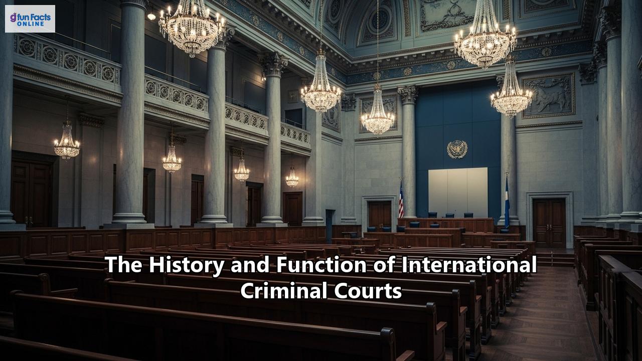 The History and Function of International Criminal Courts