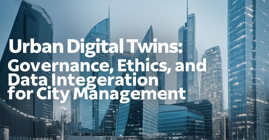 Urban Digital Twins: Governance, Ethics, and Data Integration for City Management