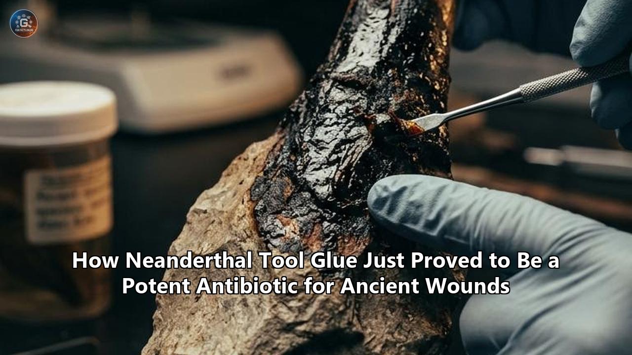 How Neanderthal Tool Glue Just Proved to Be a Potent Antibiotic for Ancient Wounds