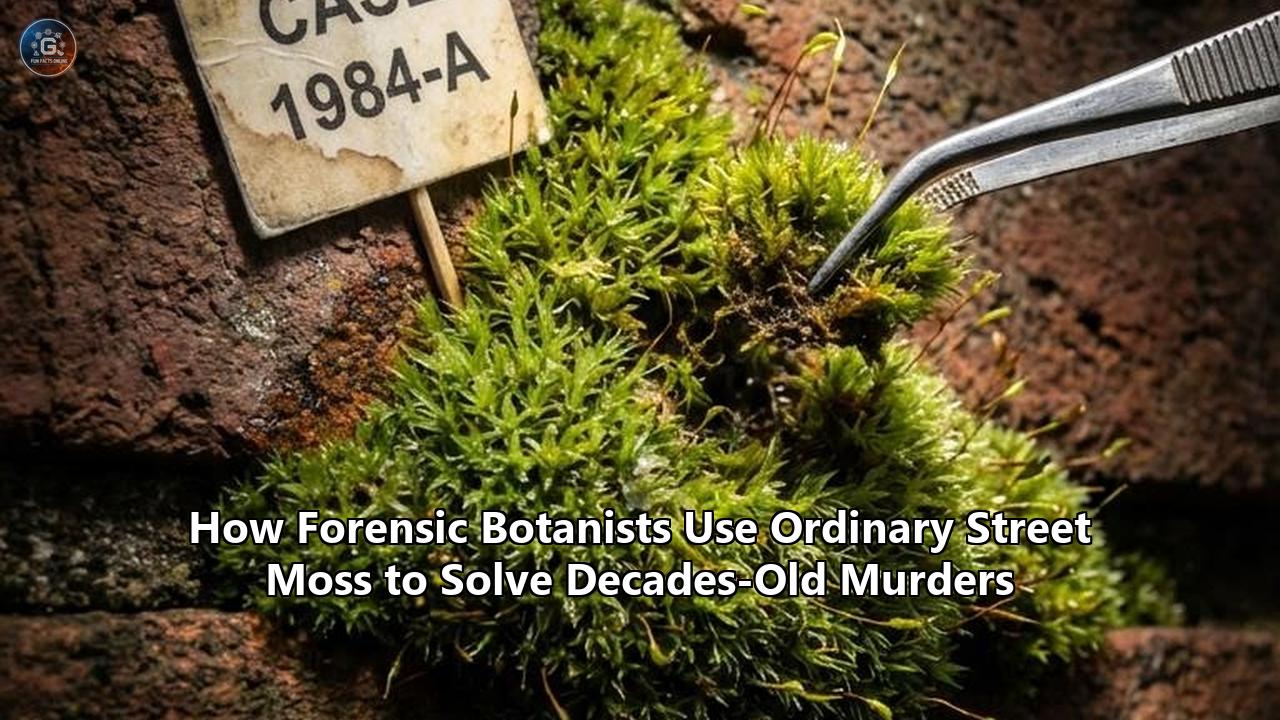 How Forensic Botanists Use Ordinary Street Moss to Solve Decades-Old Murders