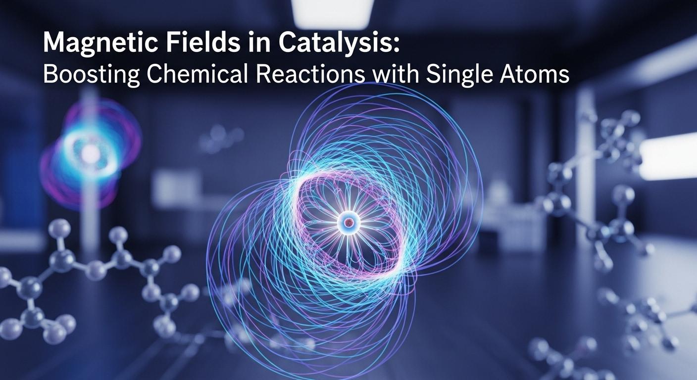 Magnetic Fields in Catalysis: Boosting Chemical Reactions with Single Atoms.