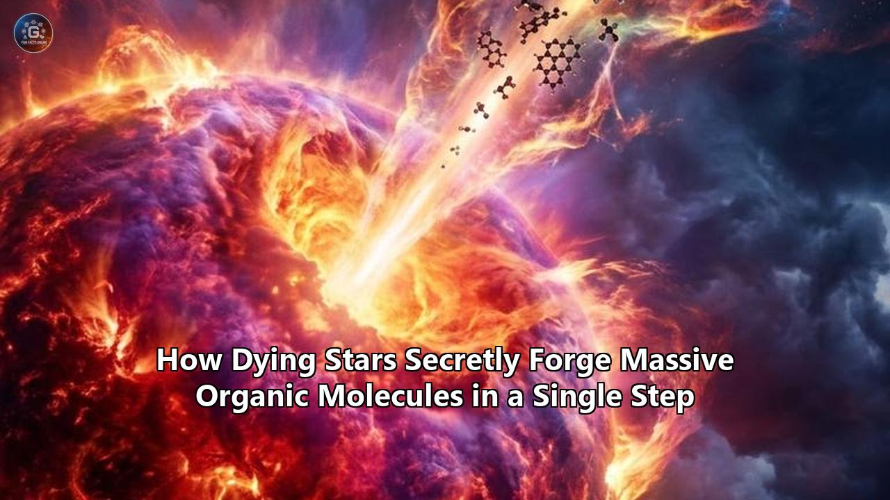 How Dying Stars Secretly Forge Massive Organic Molecules in a Single Step