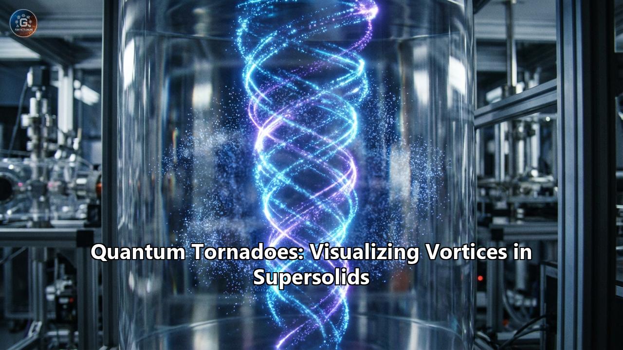 Quantum Tornadoes: Visualizing Vortices in Supersolids