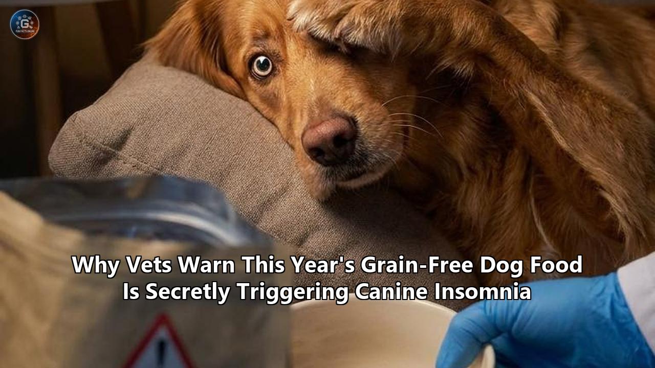 Why Vets Warn This Year's Grain-Free Dog Food Is Secretly Triggering Canine Insomnia