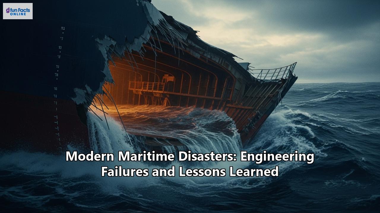 Modern Maritime Disasters: Engineering Failures and Lessons Learned