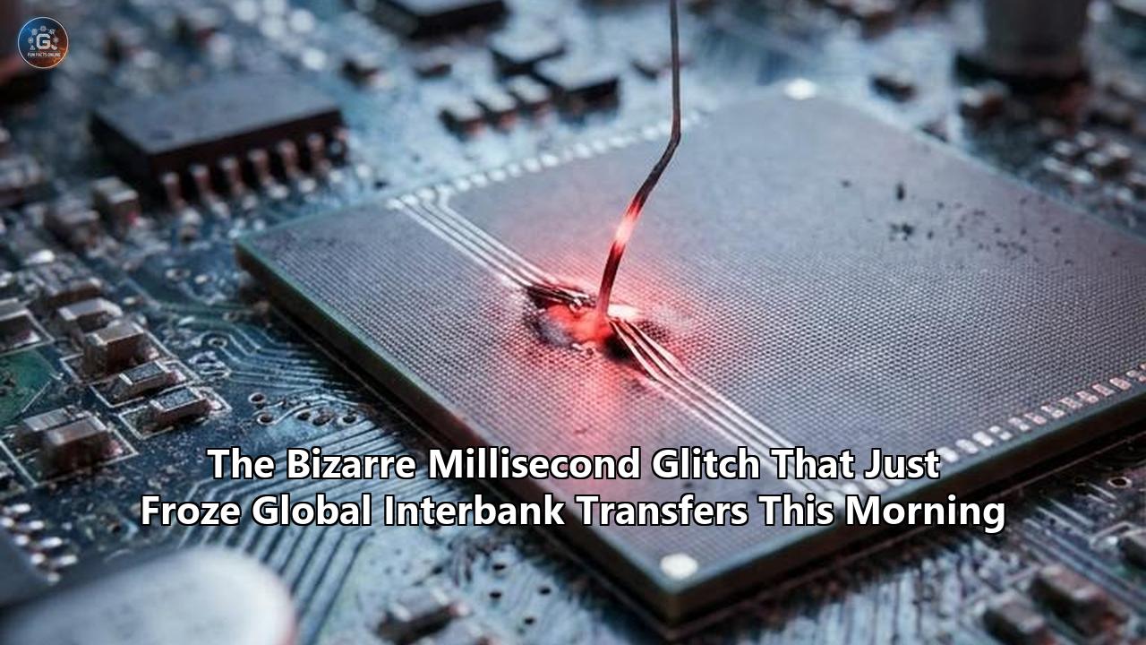 The Bizarre Millisecond Glitch That Just Froze Global Interbank Transfers This Morning