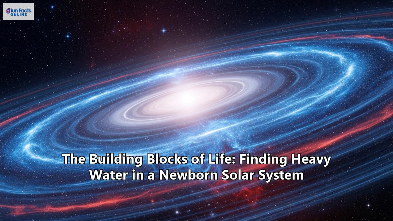 The Building Blocks of Life: Finding Heavy Water in a Newborn Solar System