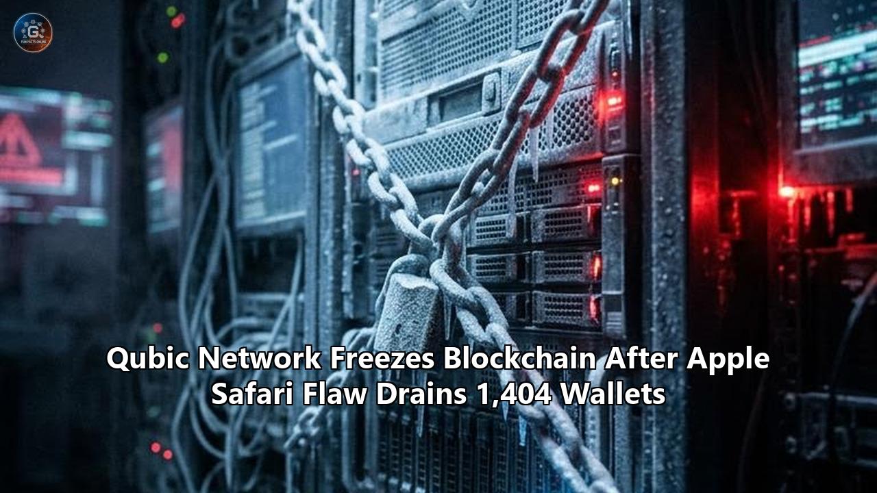 Qubic Network Freezes Blockchain After Apple Safari Flaw Drains 1,404 Wallets