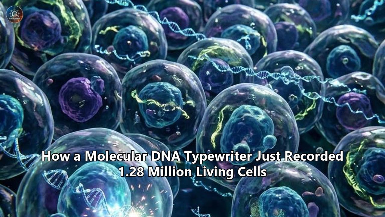 How a Molecular DNA Typewriter Just Recorded 1.28 Million Living Cells