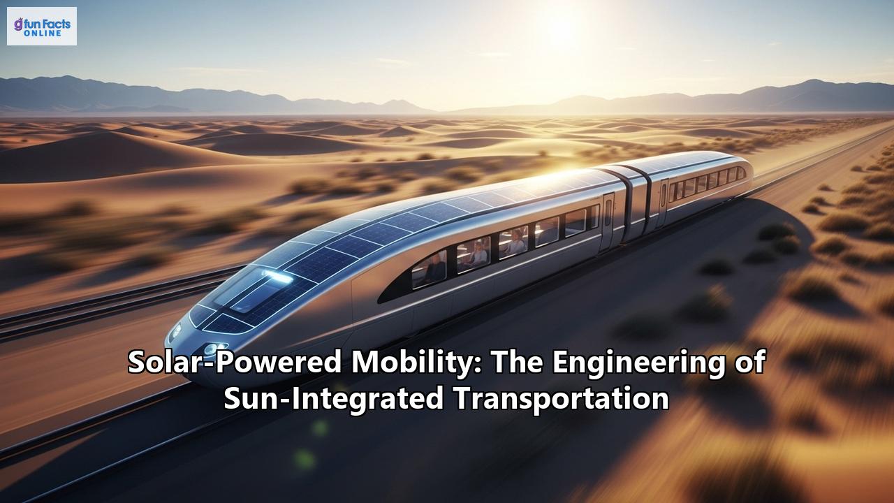 Solar-Powered Mobility: The Engineering of Sun-Integrated Transportation