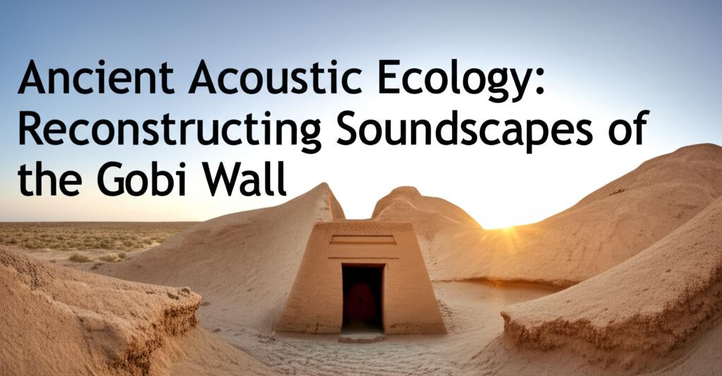 Ancient Acoustic Ecology: Reconstructing Soundscapes of the Gobi Wall.