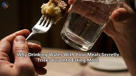 Why Drinking Water With Your Meals Secretly Tricks You Into Eating More