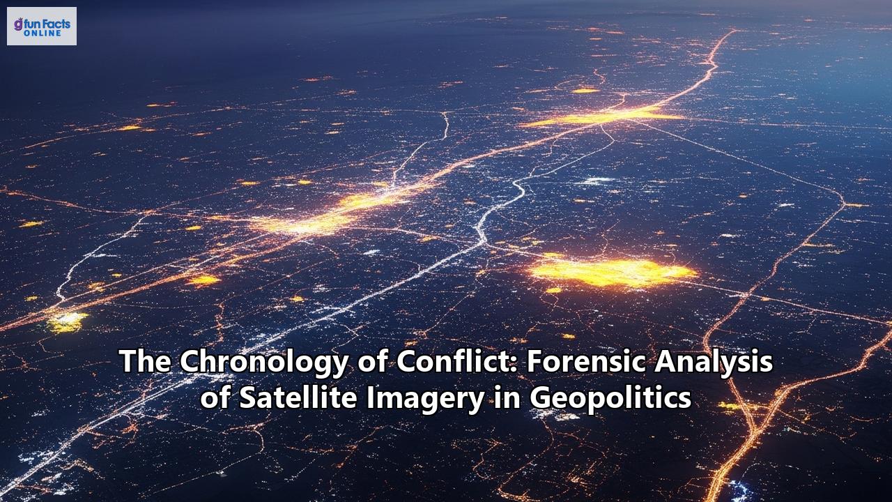The Chronology of Conflict: Forensic Analysis of Satellite Imagery in Geopolitics