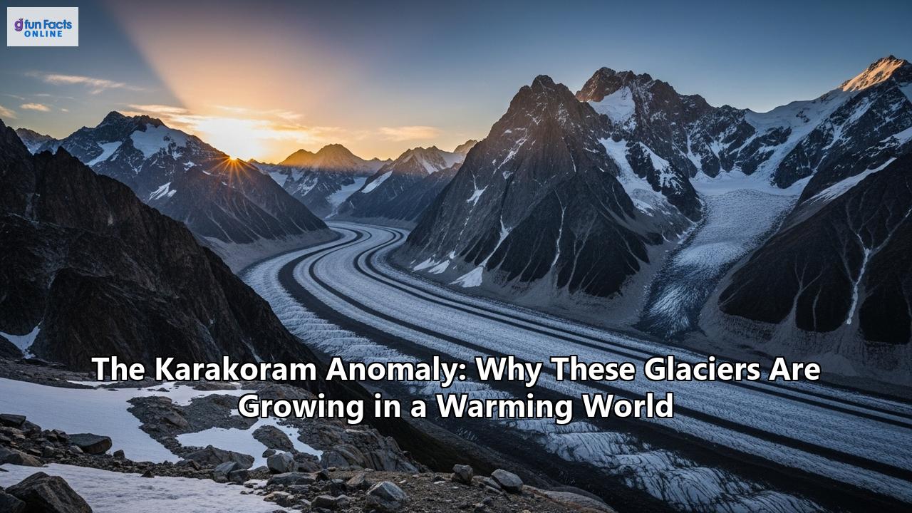 The Karakoram Anomaly: Why These Glaciers Are Growing in a Warming World