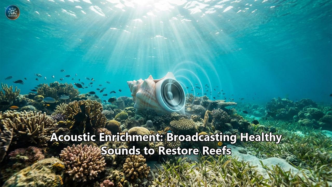 Acoustic Enrichment: Broadcasting Healthy Sounds to Restore Reefs