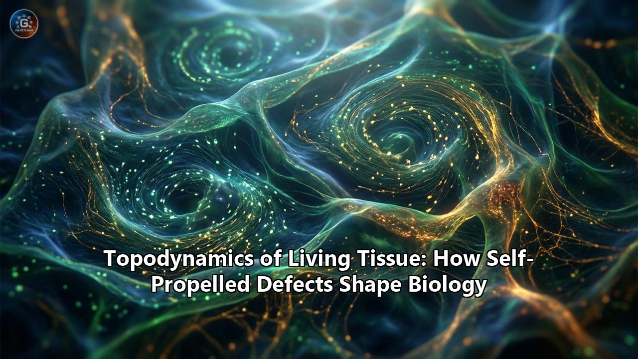 Topodynamics of Living Tissue: How Self-Propelled Defects Shape Biology