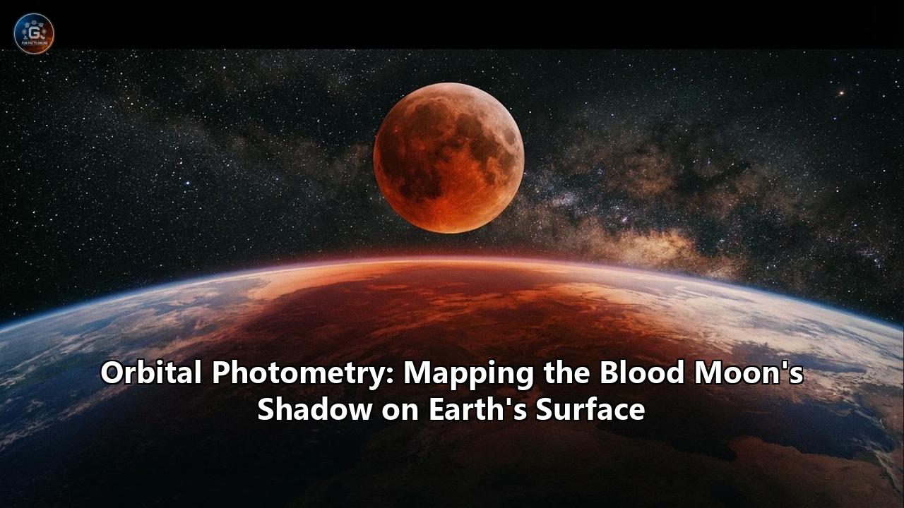 Orbital Photometry: Mapping the Blood Moon's Shadow on Earth's Surface