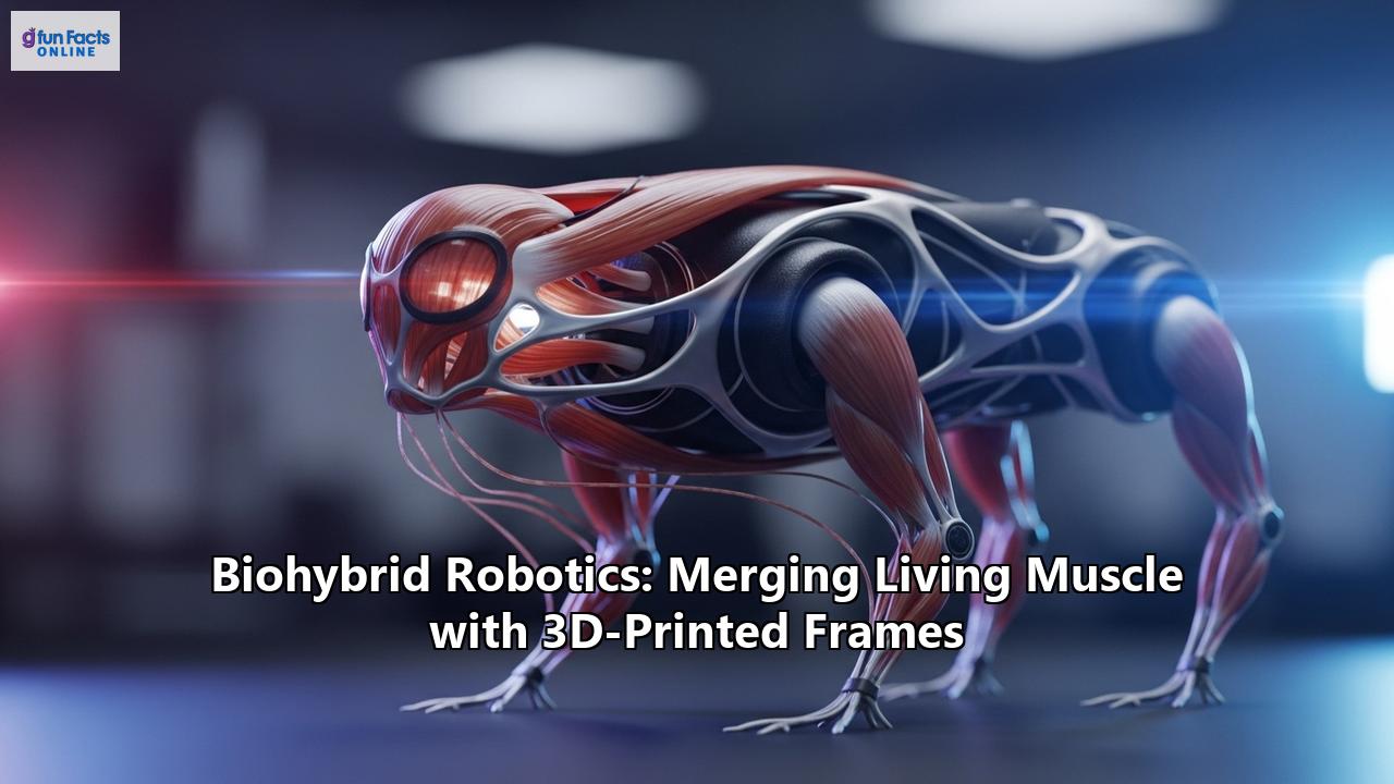 Biohybrid Robotics: Merging Living Muscle with 3D-Printed Frames