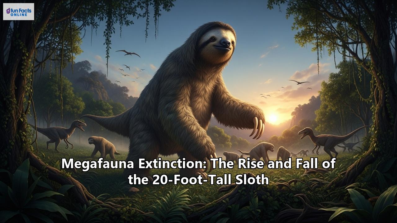 Megafauna Extinction: The Rise and Fall of the 20-Foot-Tall Sloth
