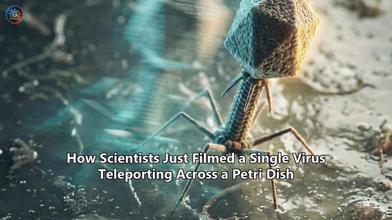 How Scientists Just Filmed a Single Virus Teleporting Across a Petri Dish