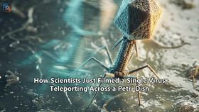 How Scientists Just Filmed a Single Virus Teleporting Across a Petri Dish