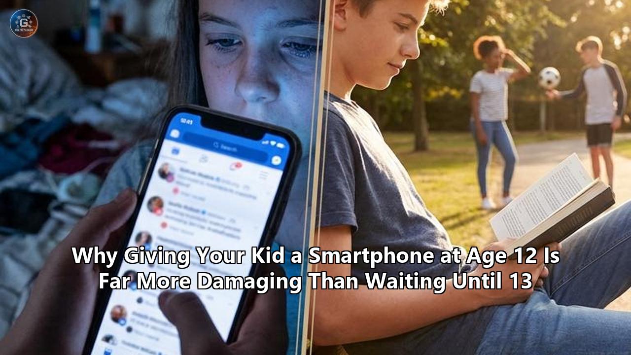 Why Giving Your Kid a Smartphone at Age 12 Is Far More Damaging Than Waiting Until 13