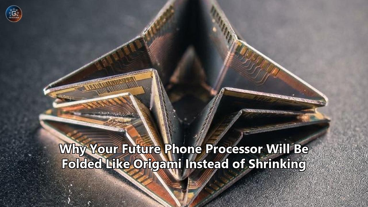 Why Your Future Phone Processor Will Be Folded Like Origami Instead of Shrinking