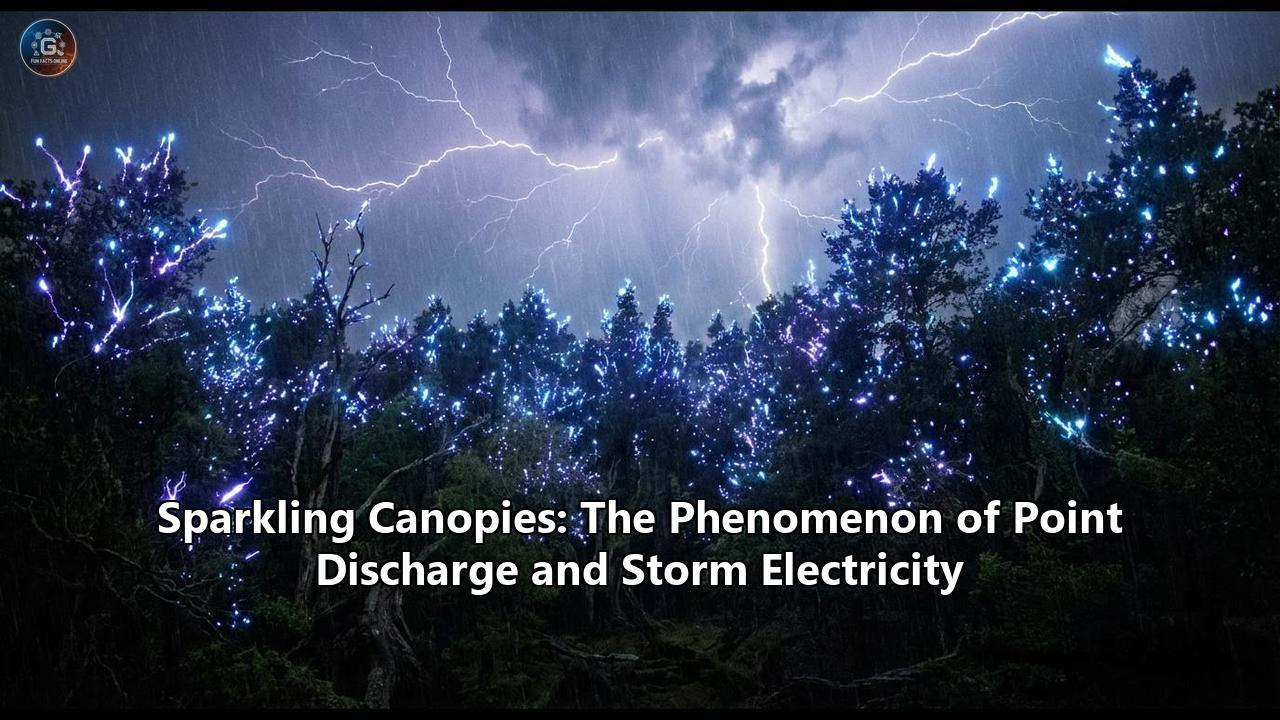 Sparkling Canopies: The Phenomenon of Point Discharge and Storm Electricity
