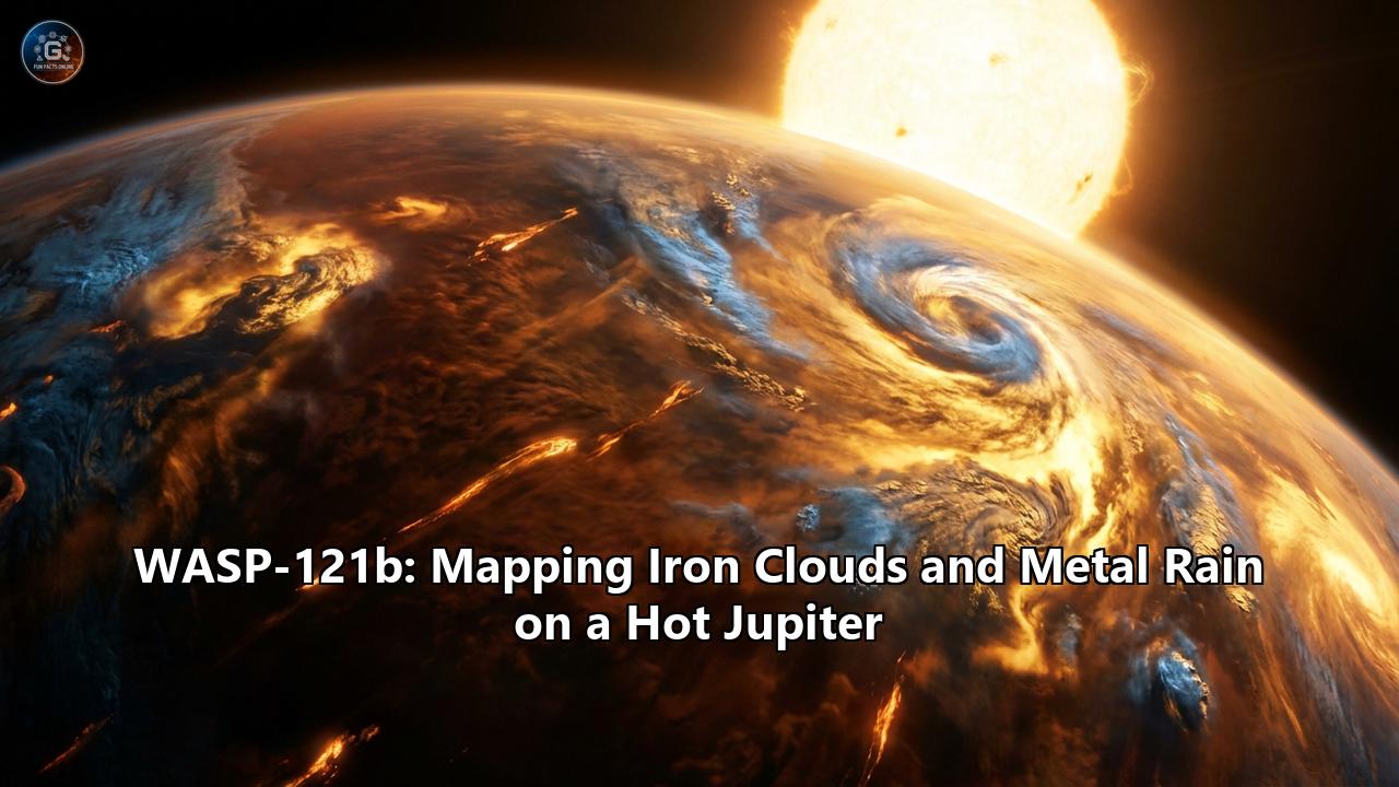 WASP-121b: Mapping Iron Clouds and Metal Rain on a Hot Jupiter