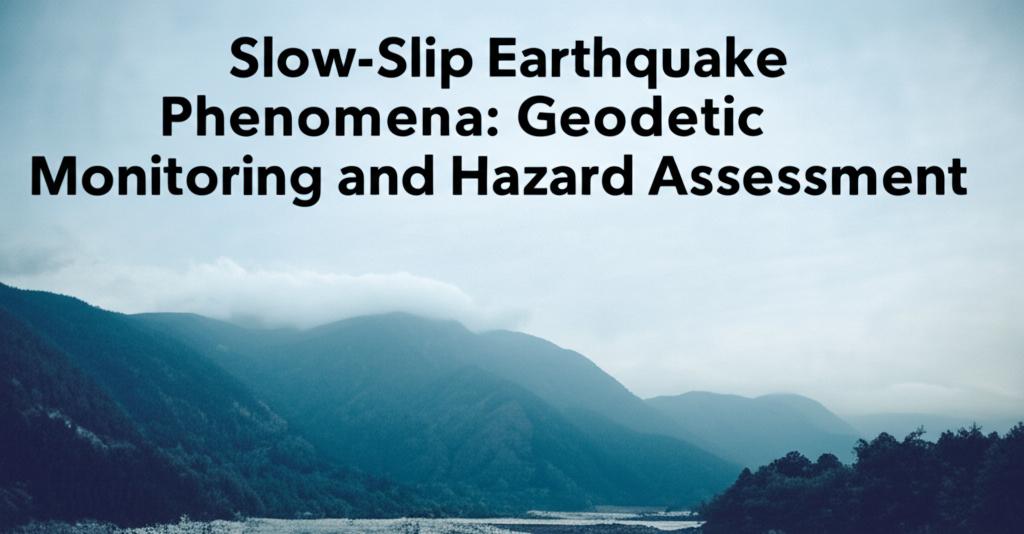 Slow-Slip Earthquake Phenomena: Geodetic Monitoring and Hazard Assessment