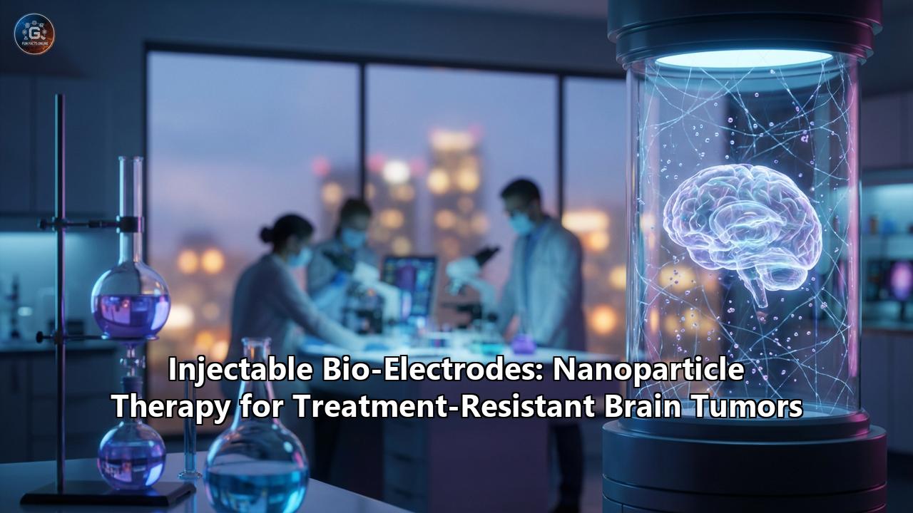 Injectable Bio-Electrodes: Nanoparticle Therapy for Treatment-Resistant Brain Tumors