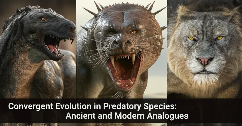 Convergent Evolution in Predatory Species: Ancient and Modern Analogues