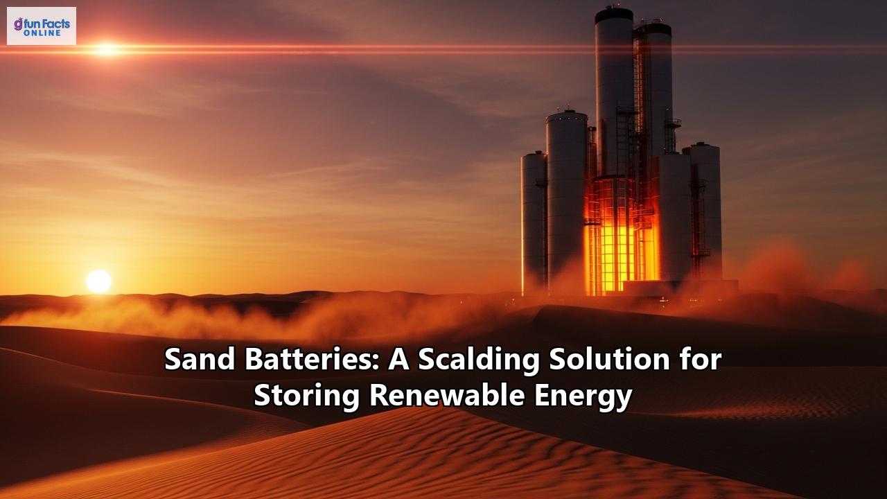 Sand Batteries: A Scalding Solution for Storing Renewable Energy