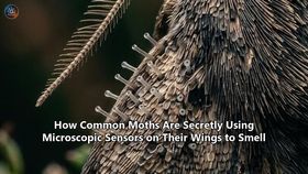 How Common Moths Are Secretly Using Microscopic Sensors on Their Wings to Smell