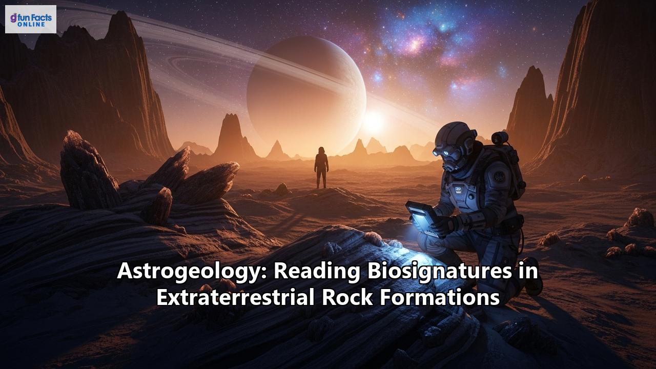 Astrogeology: Reading Biosignatures in Extraterrestrial Rock Formations