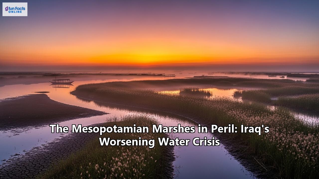 The Mesopotamian Marshes in Peril: Iraq's Worsening Water Crisis
