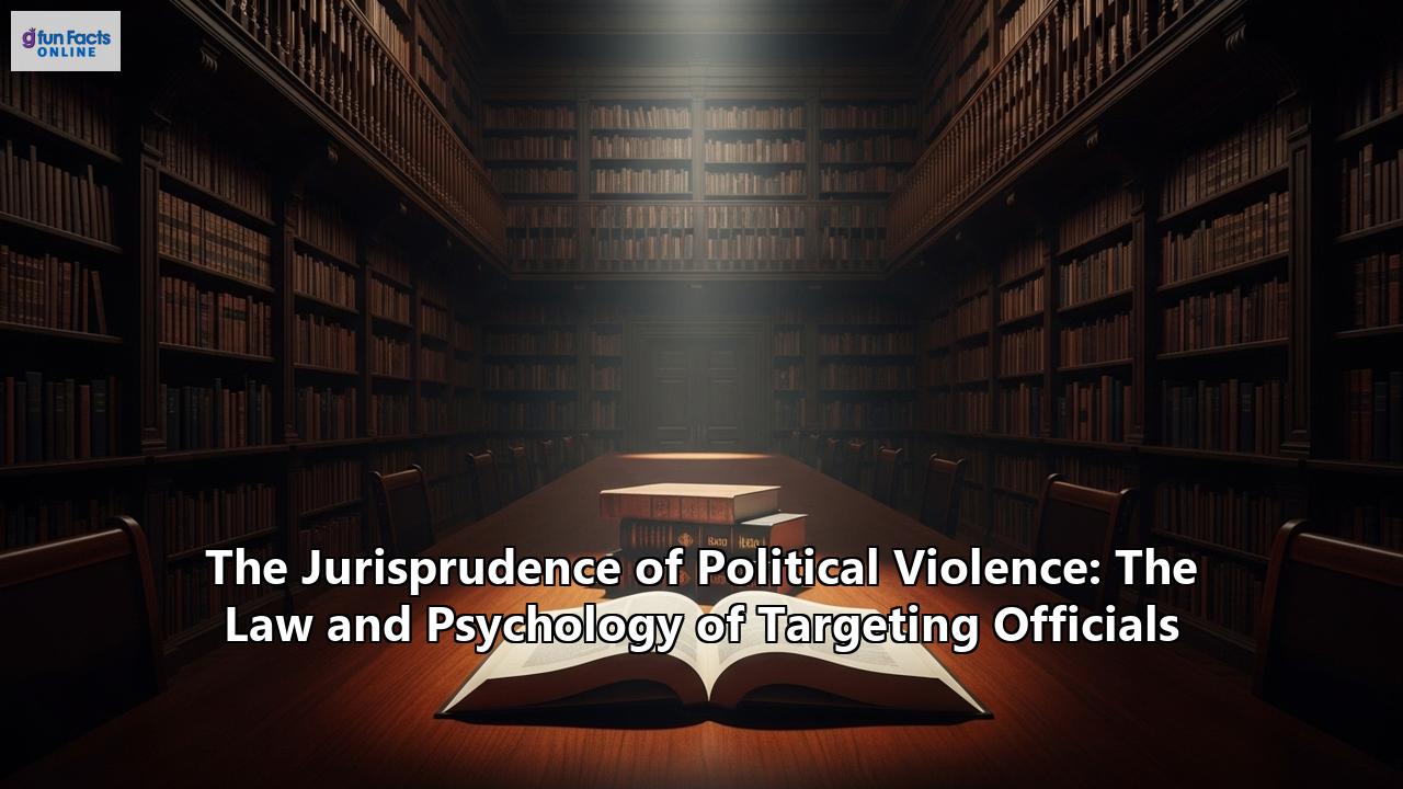 The Jurisprudence of Political Violence: The Law and Psychology of Targeting Officials