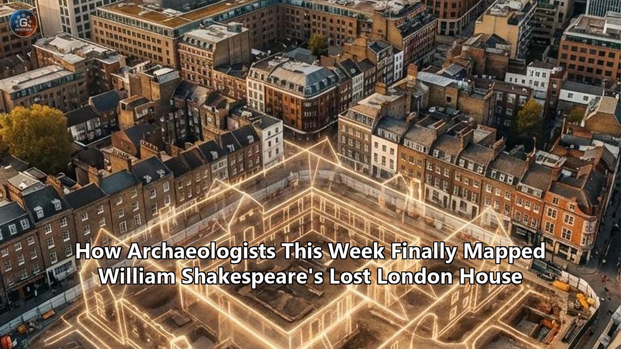 How Archaeologists This Week Finally Mapped William Shakespeare's Lost London House
