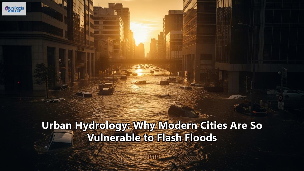 Urban Hydrology: Why Modern Cities Are So Vulnerable to Flash Floods