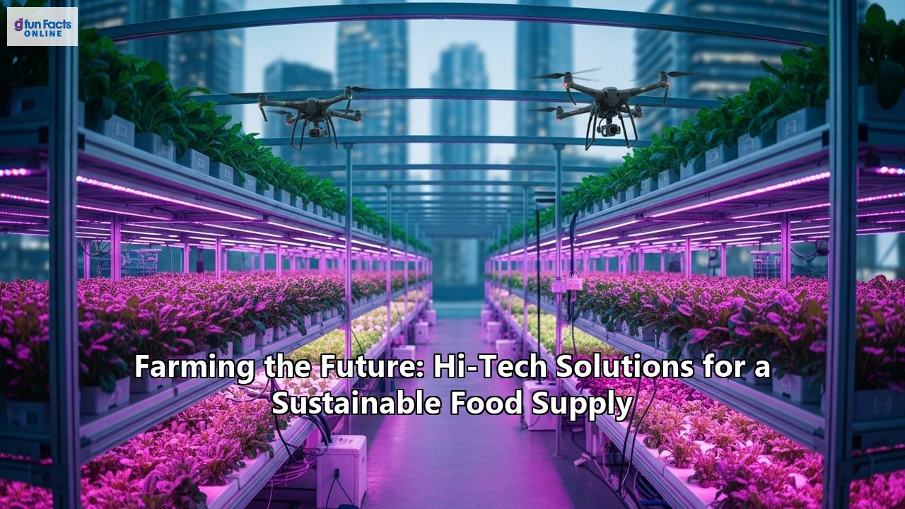Farming the Future: Hi-Tech Solutions for a Sustainable Food Supply