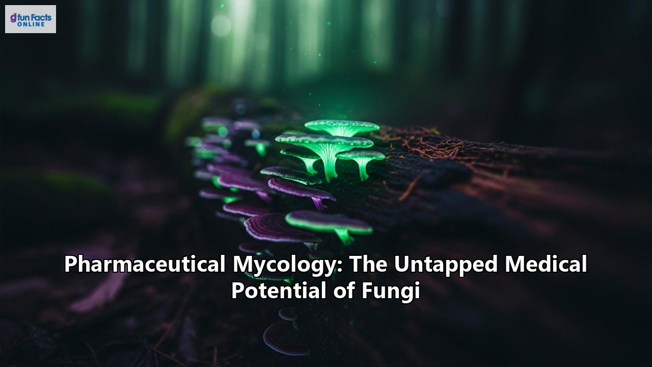 Pharmaceutical Mycology: The Untapped Medical Potential of Fungi
