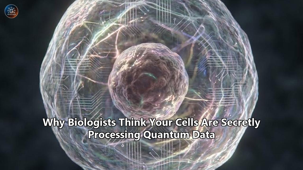 Why Biologists Think Your Cells Are Secretly Processing Quantum Data