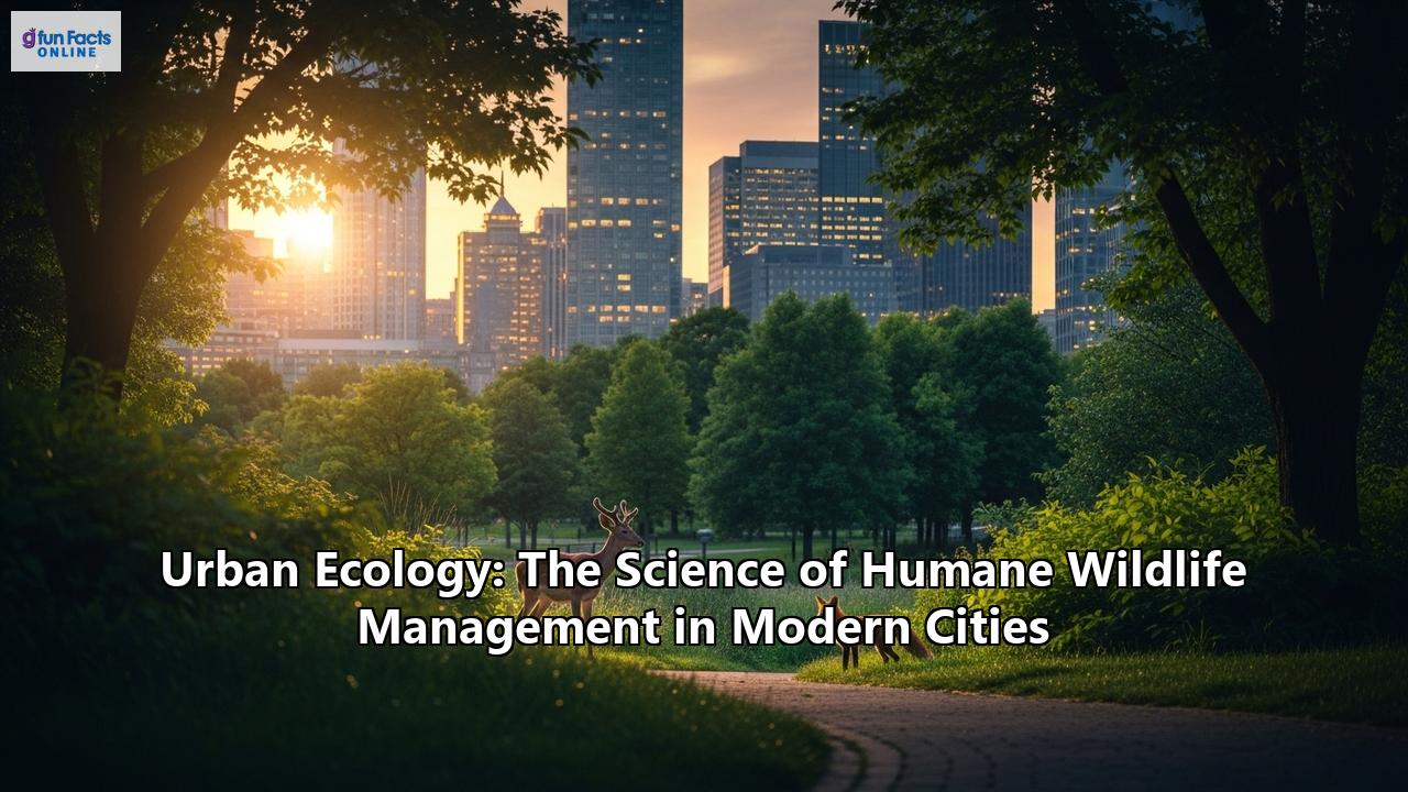 Urban Ecology: The Science of Humane Wildlife Management in Modern Cities
